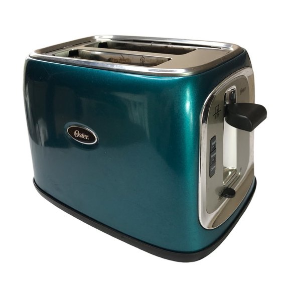 Oster Kitchen Oster Brand Metallic Teal Blue Green Toaster Twoslot